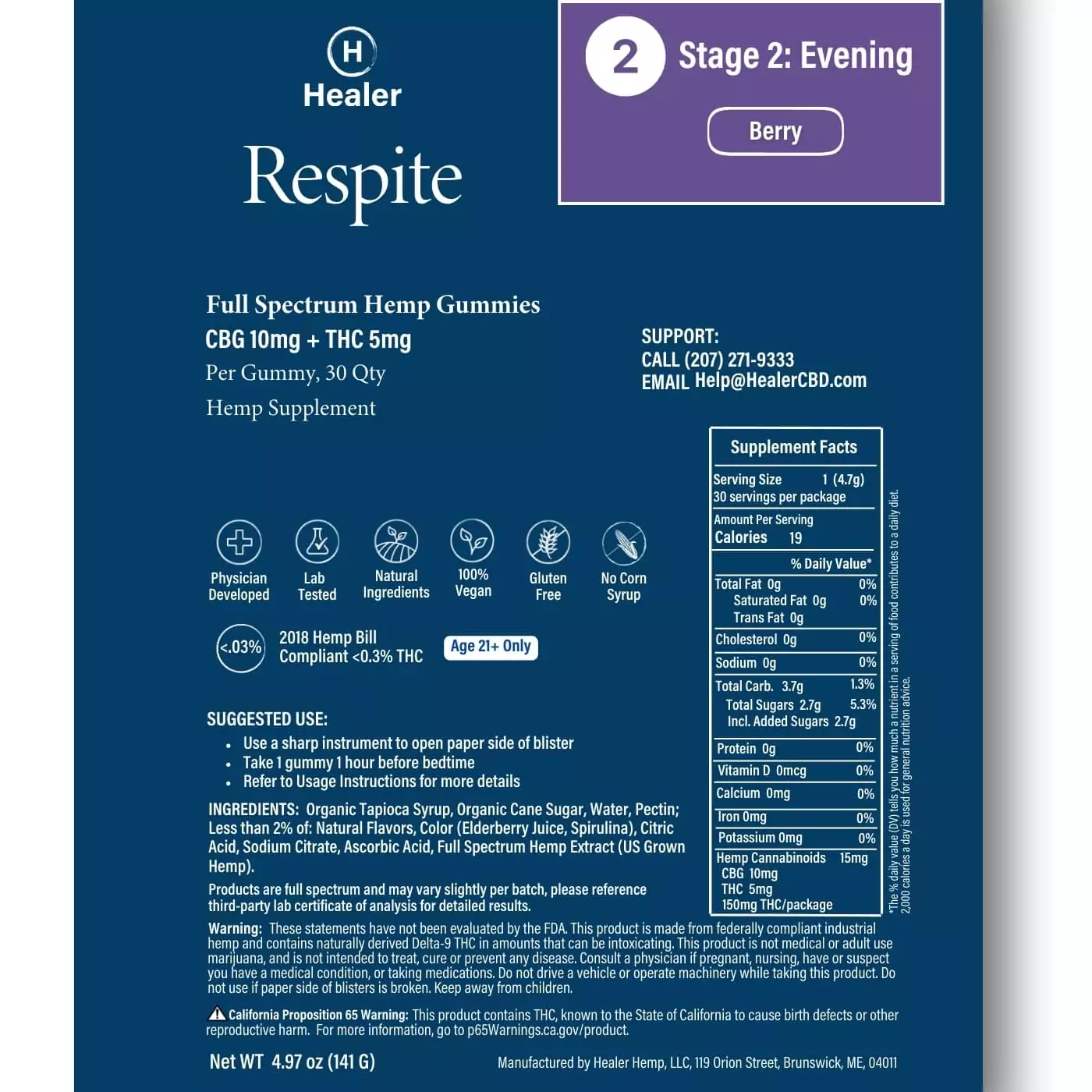 Healer Respite Gummies - Image 16
