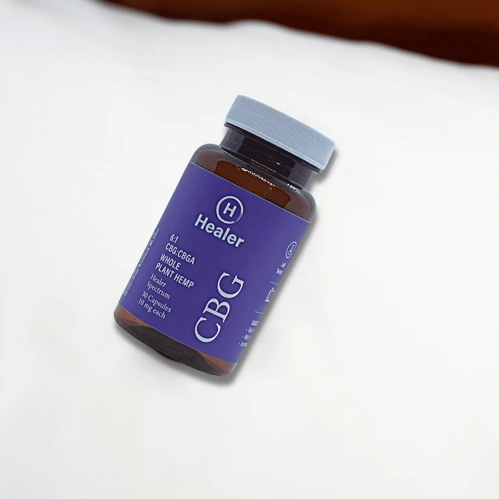 Shop CBG Capsules 10mg - CBG Pills - Healer CBD