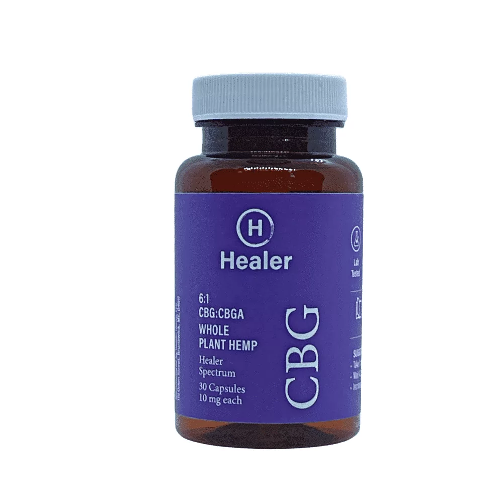 Shop CBG Capsules 10mg - CBG Pills - Healer CBD